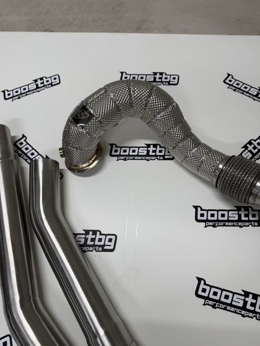 Audi RS S / VW Golf R – BOOSTBG Downpipes и Intercooler Wagner