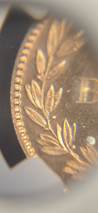 5 bani 1867 MS67 TOP POP