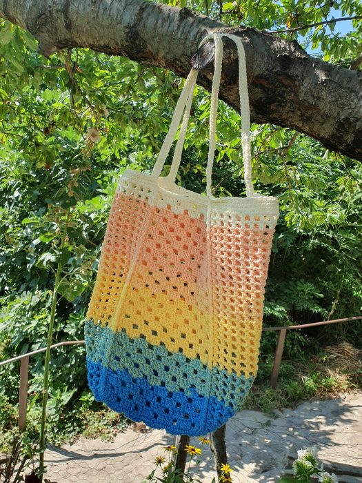 Плетена чанта на една кука