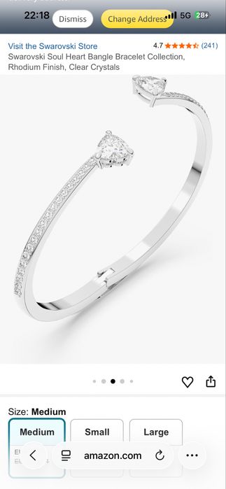 Пръстен и Гривна Сваровски