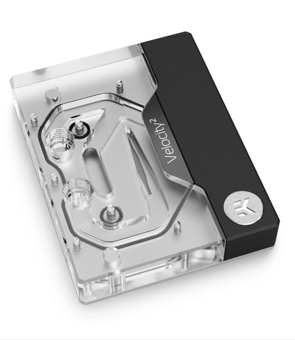 Waterblock CPU EK-Quantum Velocity² D-RGB - AM5 Nickel + Plexi