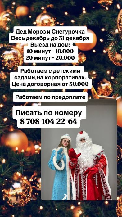 Дед Мороз и Снегурочка