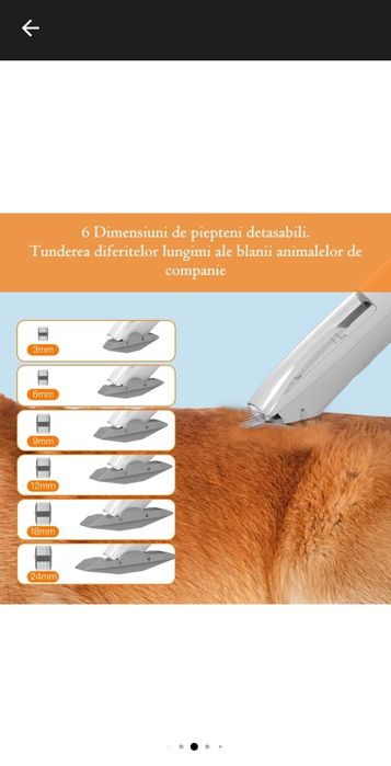 Vând aparat tuns si aspirat animale