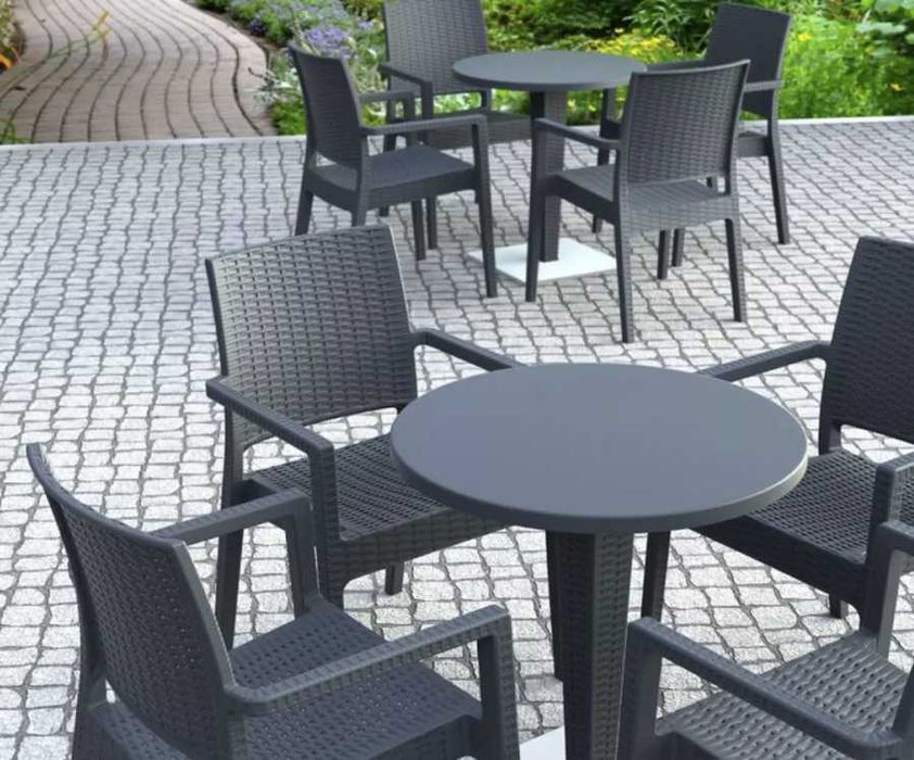 НЕМСКИ Стилен Градински Стол Каризма + Подарък ЛЕД ФЕНЕР