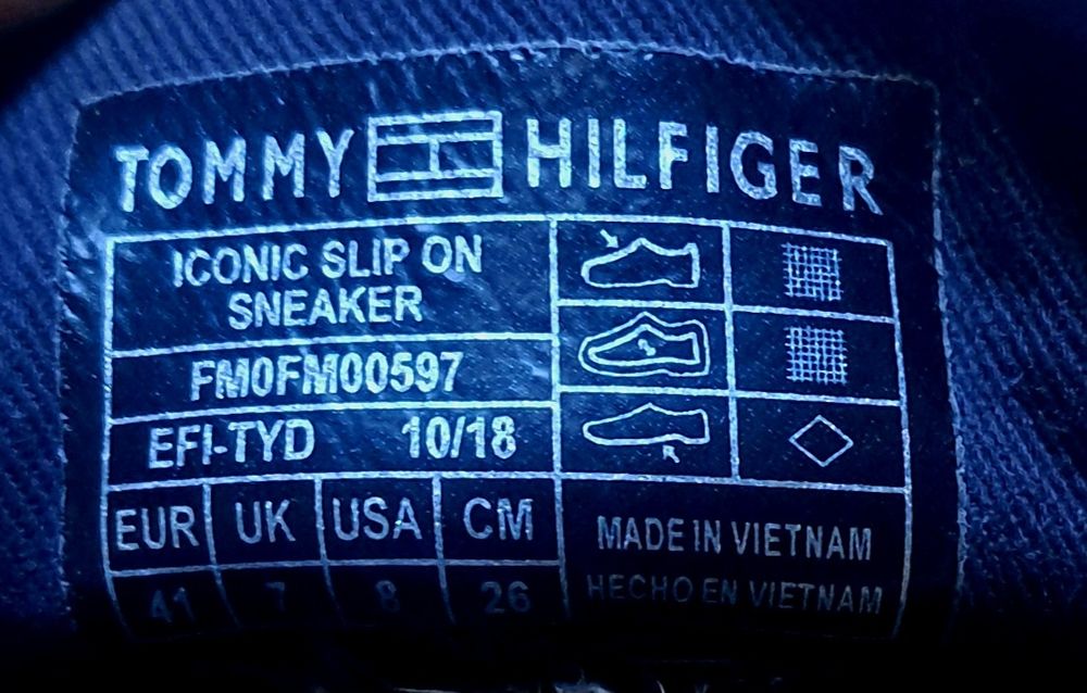 Мокасины Кеды Tommy Hilfiger, размер 40-41