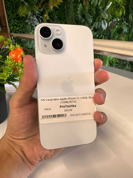 iPhone 15 128Gb Blue 100% 30-sikl