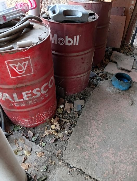 Отработанное масло.  Моторное.