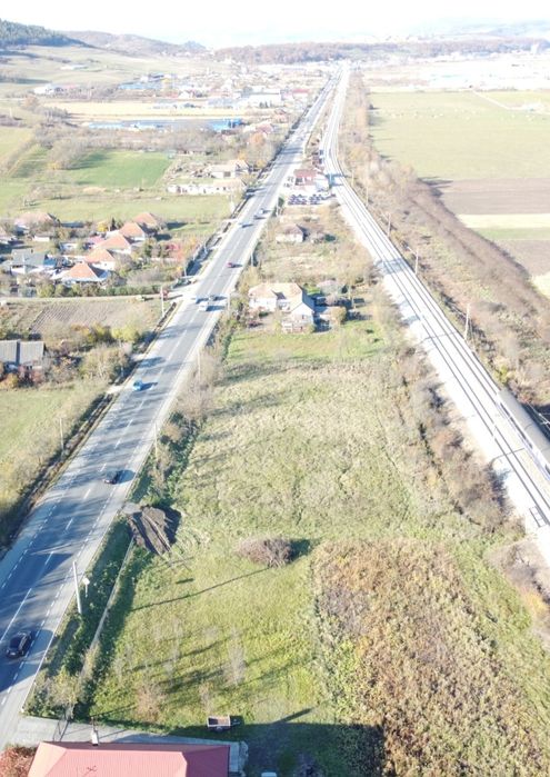 Teren Intravilan 3800MP la  intrare Dej/ cu front la DN 1C/Utilități