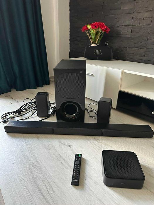 Soundbar Sony HT-S40R,sistem 5.1,600W,Dolby Audio,Bluetooth,negru