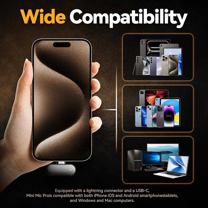 Безжичен микрофон Lavalier