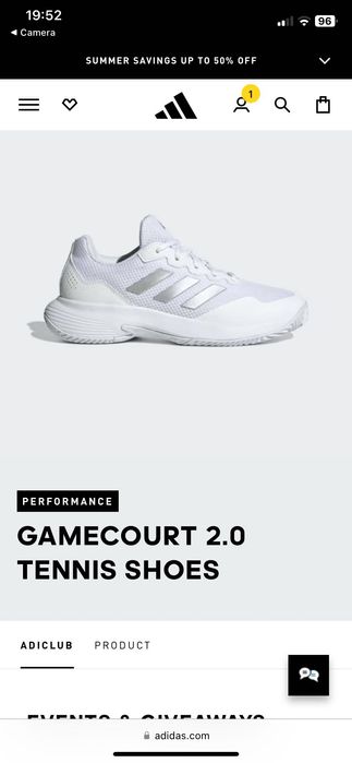 Дамски маратонки- Adidas Gamecourt 2 Tennis shoes