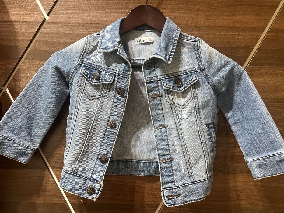 Дрехи за момиченце, рокли пайети, дънкена рокля и яке