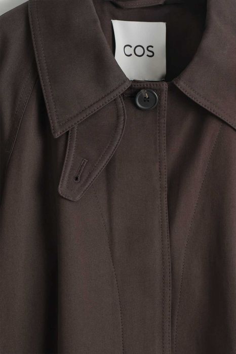 jachetă trench COS A-LINE, maro, XS, nepurtată