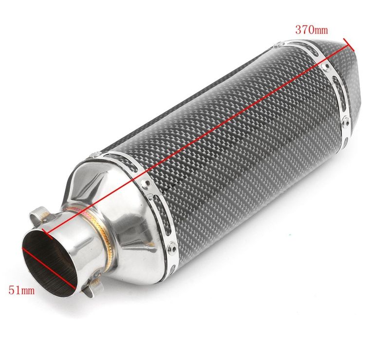 Toba sport moto ATV evacuare finala esapament carbon  tobe evacuari