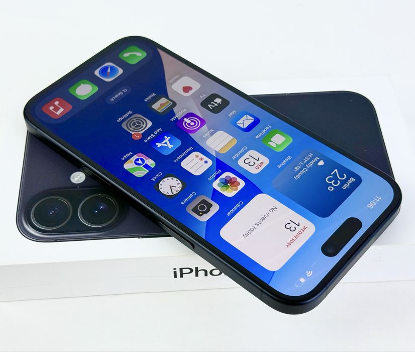 Apple iPhone 16 128GB Black 100% Батерия! Гаранция!