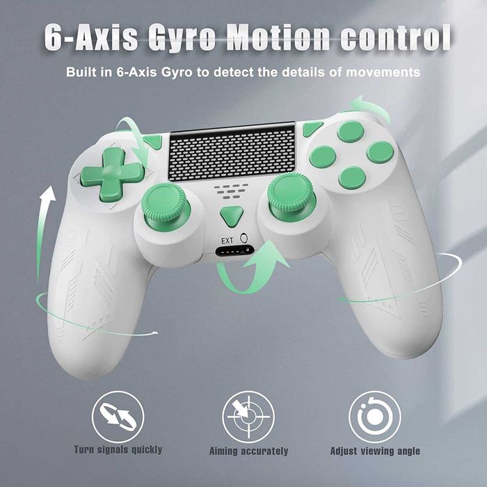 Безжичен контролер за PS-4 безжичен геймпад с двойна вибрация с Turbo