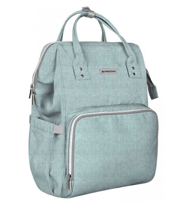 Чанта за бебешки принадлежности KikkaBoo - Siena, мента