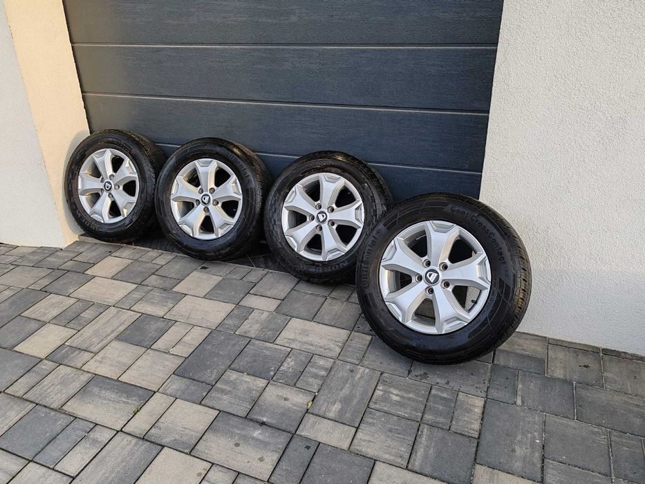 Vând set original jante/roți M+S pentru DACIA DUSTER, 215/65/16