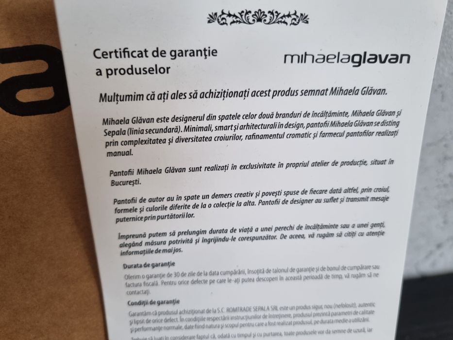 Sandale Mihaela Glavan. 41