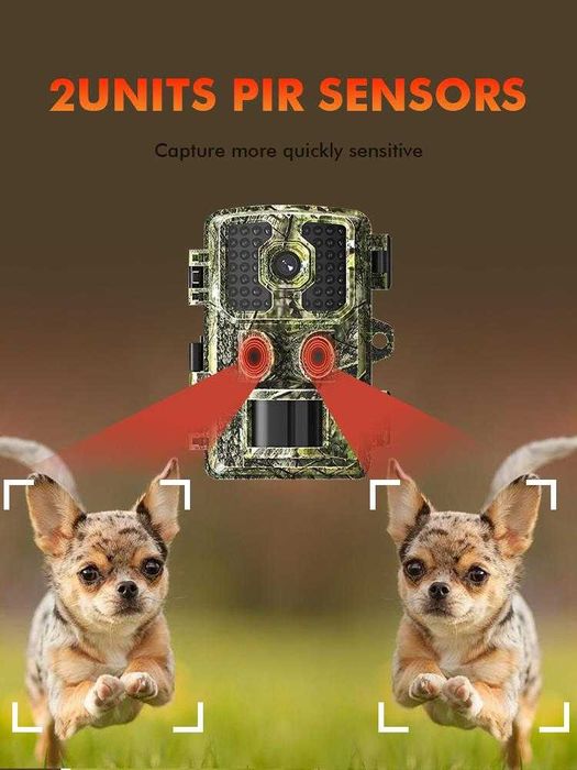 Камера за проследяване на диви животни, невидима инфрачервена 2К 003