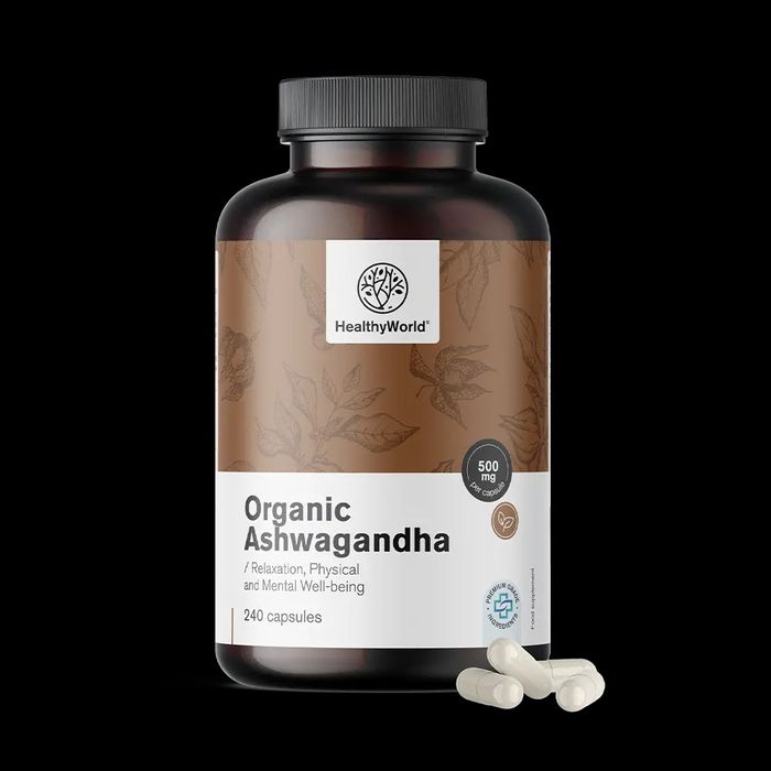 БИО Ашваганда 500 мг Ashwagandha 500mg 240 капсули РАЗПРОДАЖБА