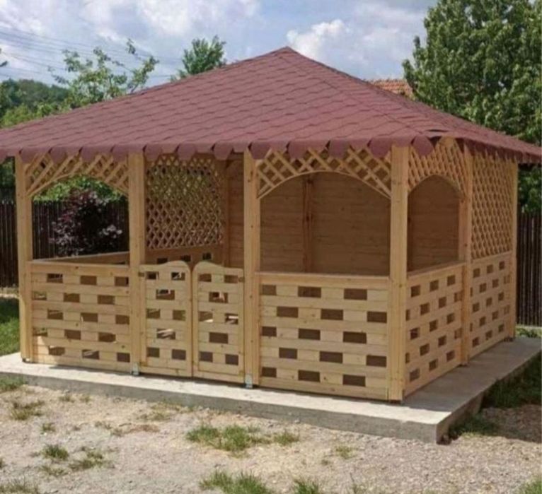 Foișore din lemn terase pergole