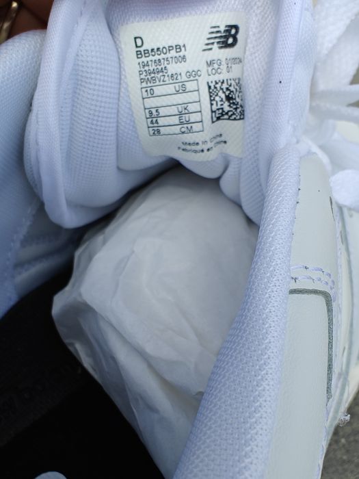 Adidași New Balance 550 originali cool top piele naturală