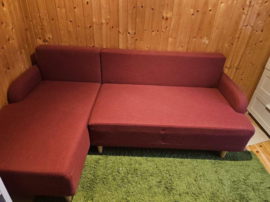 Coltar extensibil Ikea cu lada depozitare ca NOUA