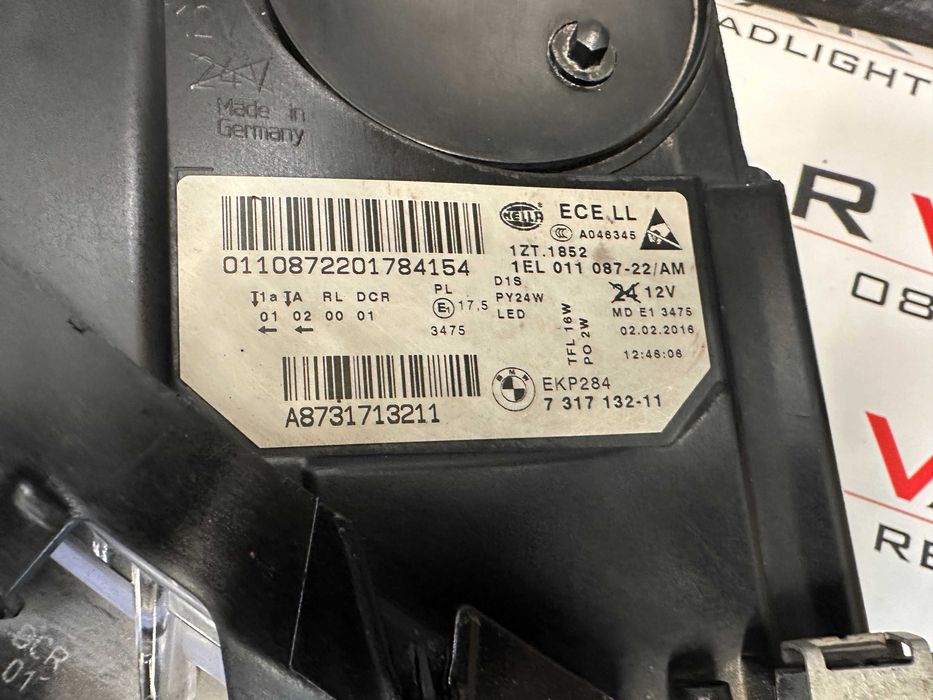 Фар фарове десен Bmw F10 Facelift bixenon far farove Бмв ф10 ф11 фейс