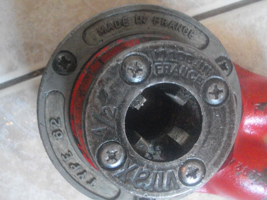 VIRAX 521-Made in FRANCE-Винторезка/Винтонарезка/ПлашкаРезби Тръби-1/2