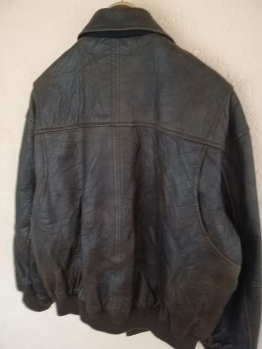 Geaca piele bărbati Camel Xl