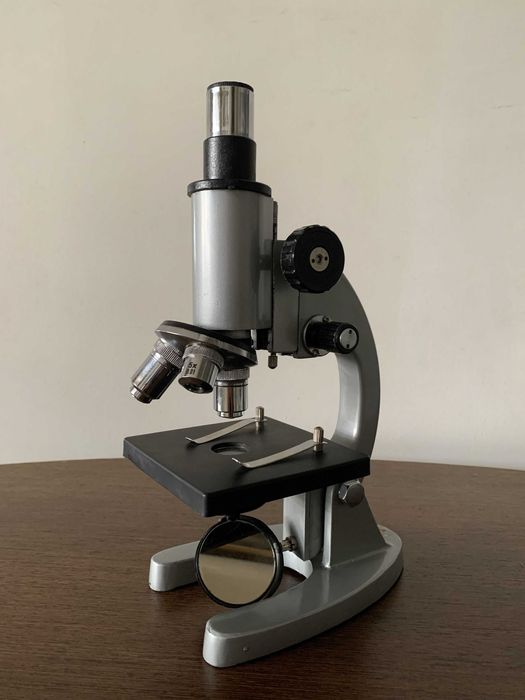 Microscop optic educațional – NOU, metalic