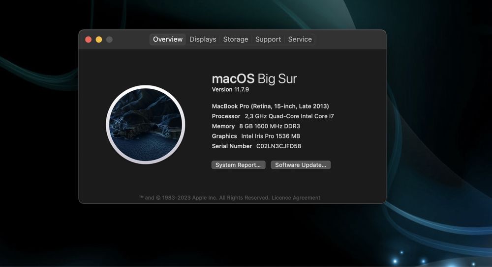 Vand MacBook Pro ecran de 15”,6 , late 2013