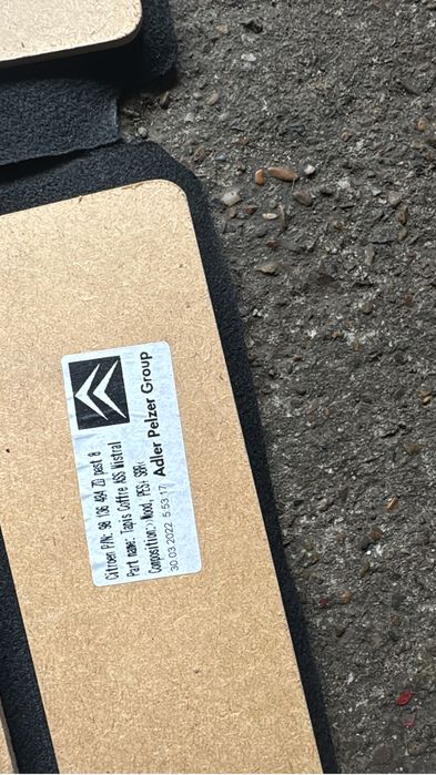 Placa mocheta acoperire locas rezerva portbagaj Citroen C3 2017-2024