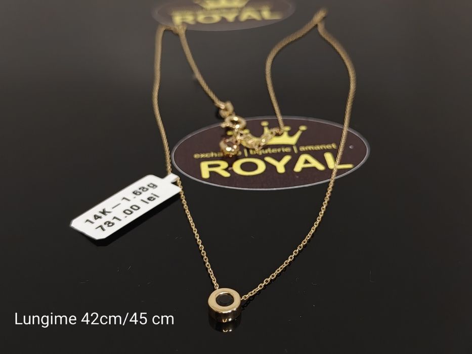 Bijuteria Royal: Lanț aur 14k/1.63 gr