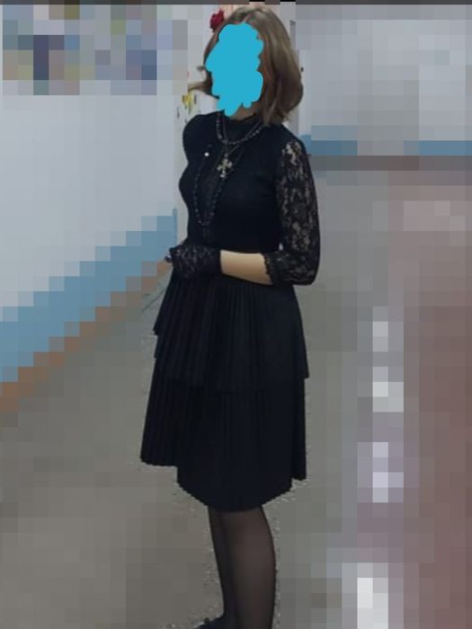 Платье женское черное