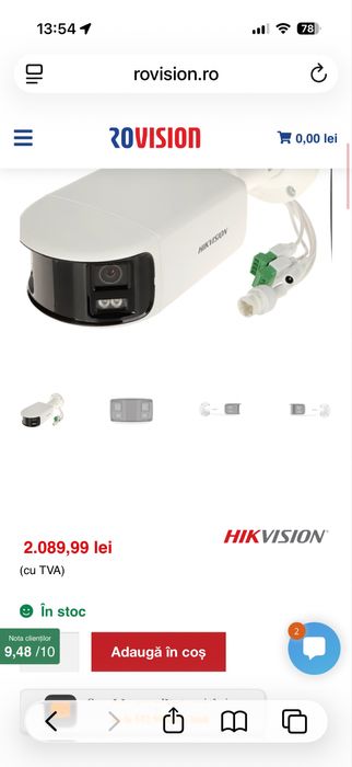 Camera supraveghere Hikvision DS-2CD2T87G2P