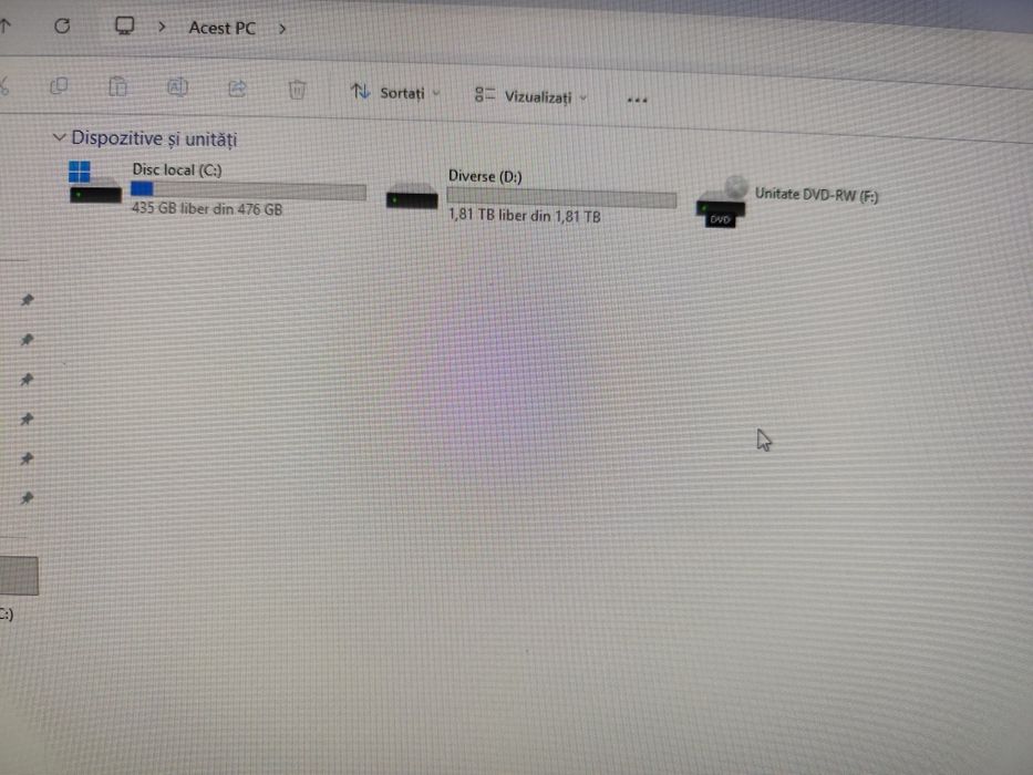 Unitatea Gaming Acer, procesor Ryzen 5