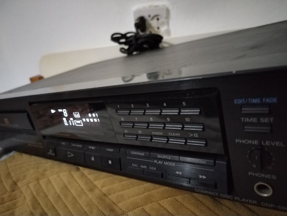 Cd player sony cdp-590 deck