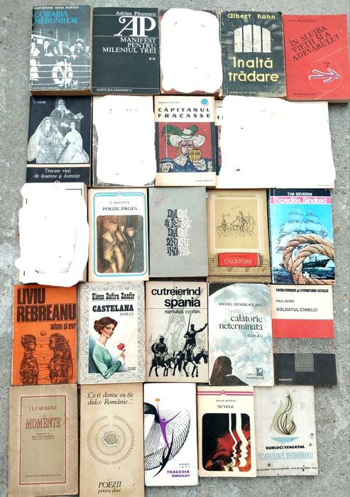 LICHIDARE STOC – CĂRȚI începând de la 2 lei pe carte

Vând URGENT mai multe loturi de cărți din bibliotecă personală – volum mare (3000+