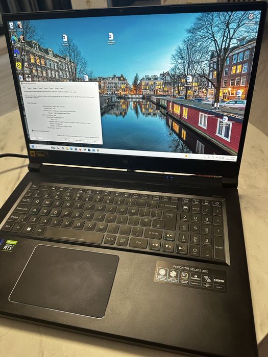 Acer Predator 17 inch, i9 11th Gen Intel(R), Geforce Rtx 3070 8GB
