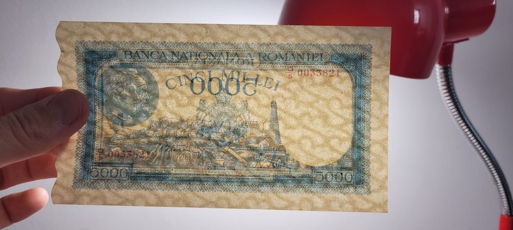 5000 lei Martie 1945 Unc bani vechi