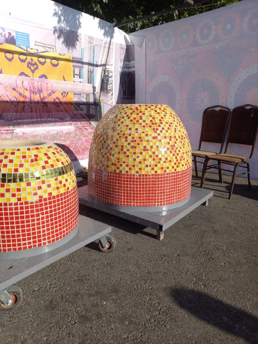 Дайын Тандыр, арба устинде