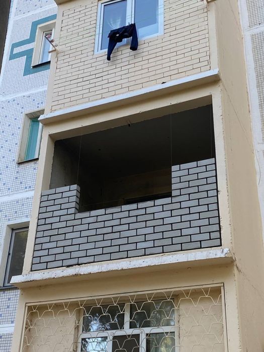 Кладка балкон gisht teramiz
