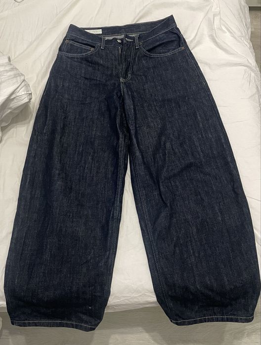 ZARA jeans raw denim baloon fit