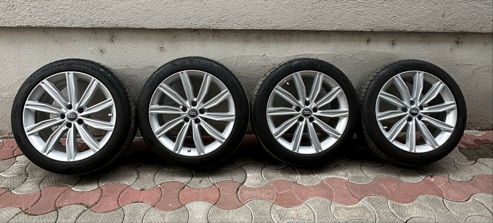 JANTE ORIGINALE AUDI A6 C8 R19 cu anvelope vara GoodYear 245/45 R19