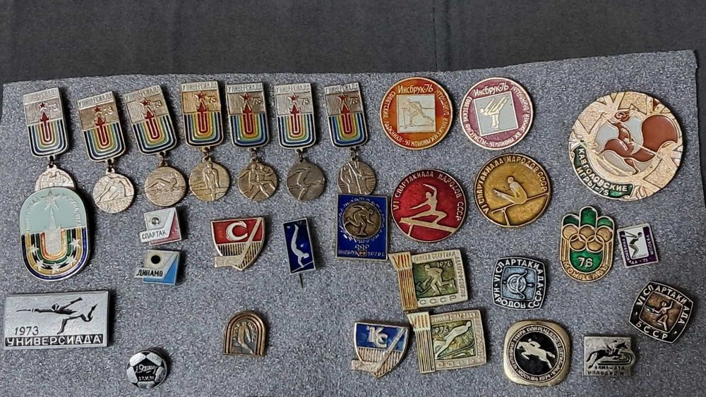 Значки Спорт. 70 годы СССР. Есть редкие