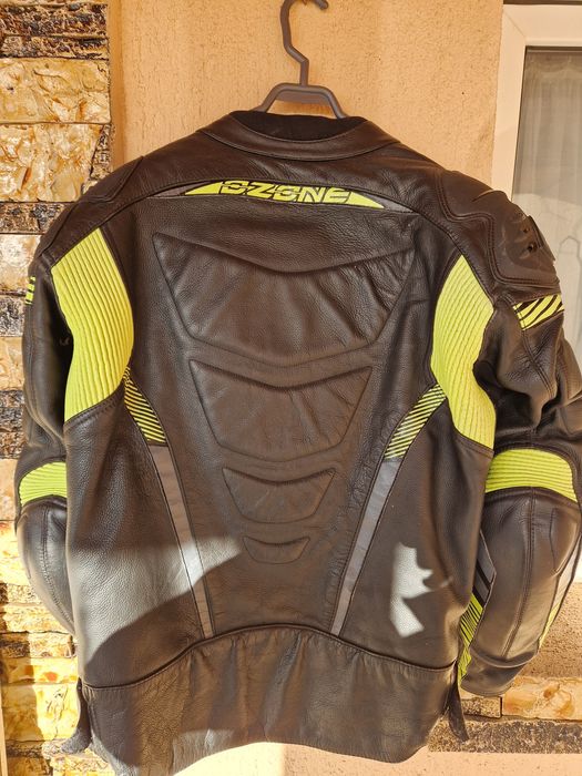 Geacă  piele, ghete alpinestars
