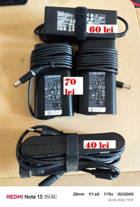 Incarcator laptop Dell 19,5V 45W 65W, 90W, 130W, 180W, 240W