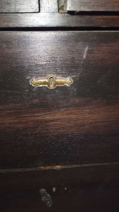 scrin vintage  cu placa marmura